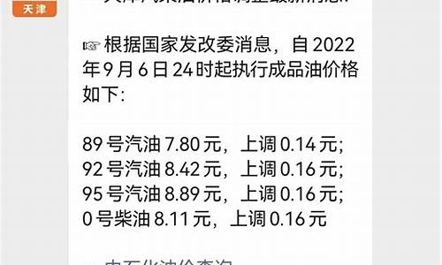 今天天津95号汽油油价_天津今天95油价